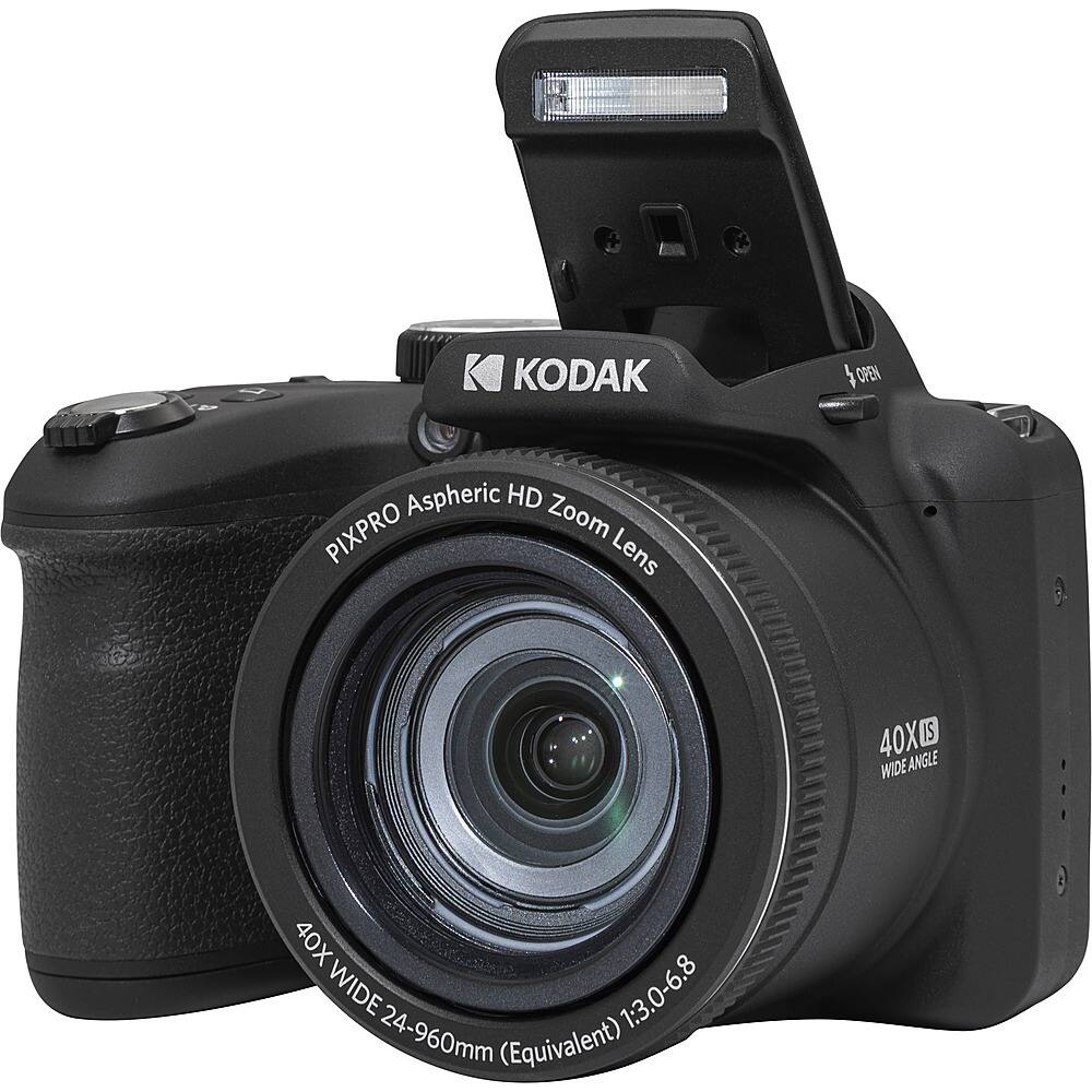 Front. Kodak - PIXPRO AZ405 20.7 Megapixel Compact Camera - Black.