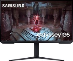 Samsung - Odyssey G51C 32" QHD FreeSync Premium Gaming Monitor with HDR10 (DisplayPort, HDMI) - Black - Front_Zoom