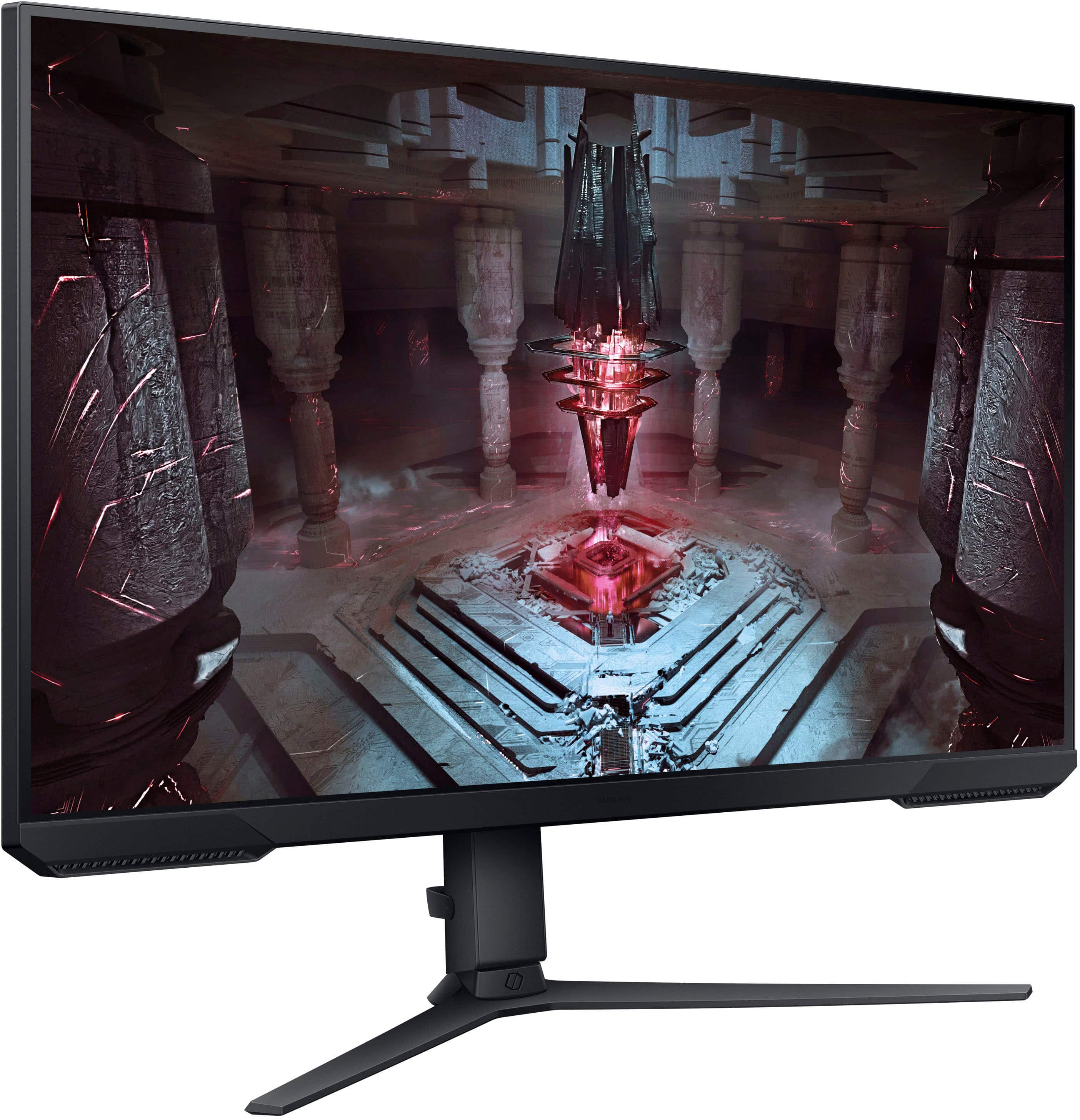 Alt View 11. Samsung - Odyssey G51C 32" QHD FreeSync Premium Gaming Monitor with HDR10 (DisplayPort, HDMI) - Black.