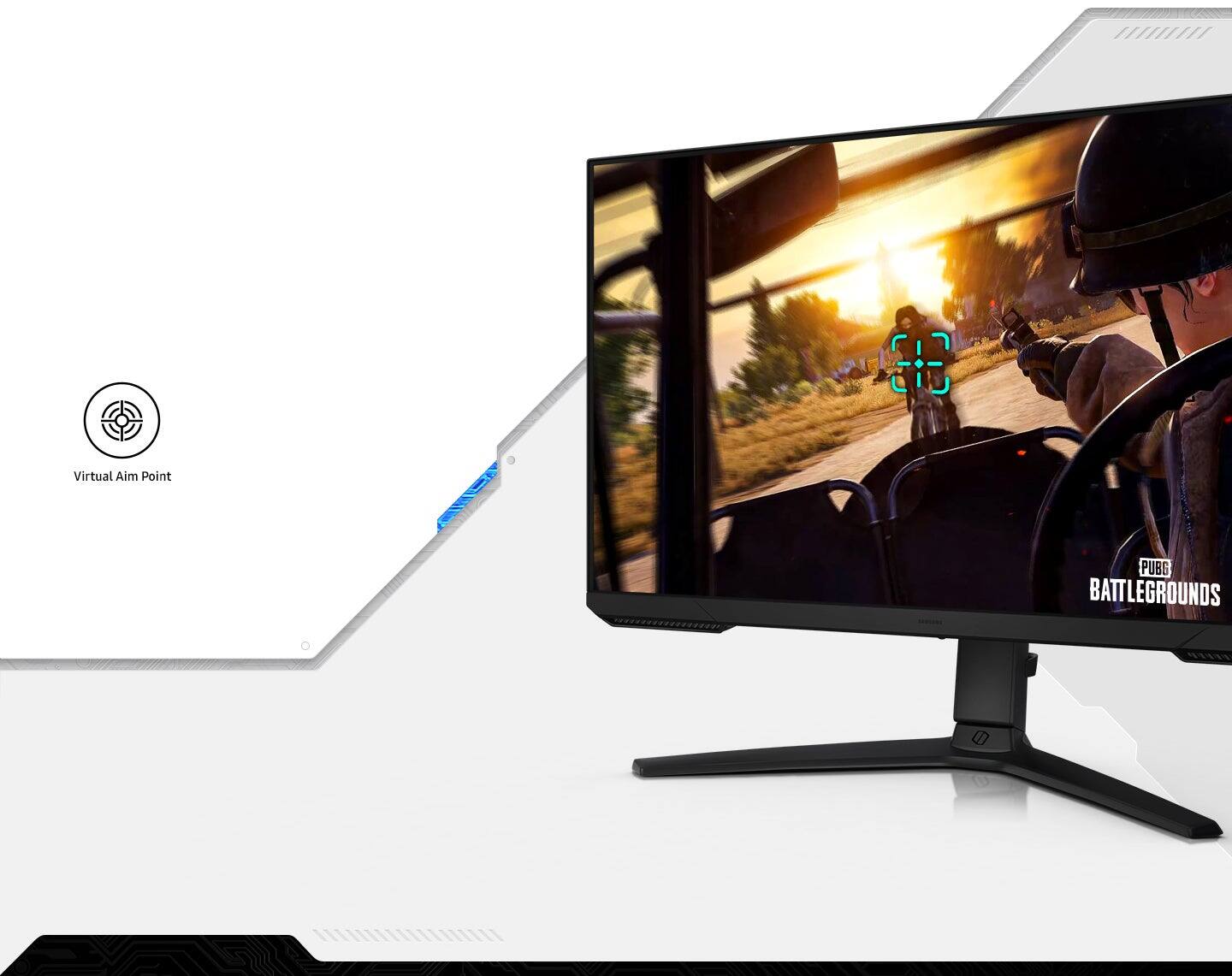 Alt View 22. Samsung - Odyssey G51C 32" QHD FreeSync Premium Gaming Monitor with HDR10 (DisplayPort, HDMI) - Black.