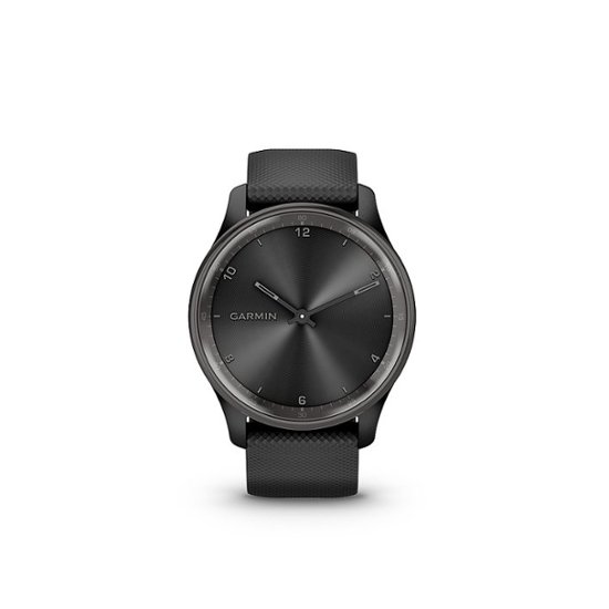 Nord fumle nøgen Garmin vívomove Trend Hybrid Smartwatch 40 mm Fiber-Reinforced Polymer  Slate Stainless Steel 010-02665-00 - Best Buy