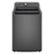 Front. LG - 5.0 Cu. Ft. High-Efficiency Top Load Washer with 6Motion Technology - Middle Black.