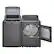 Alt View 24. LG - 5.0 Cu. Ft. High-Efficiency Top Load Washer with 6Motion Technology - Middle Black.