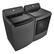 Alt View 25. LG - 5.0 Cu. Ft. High-Efficiency Top Load Washer with 6Motion Technology - Middle Black.