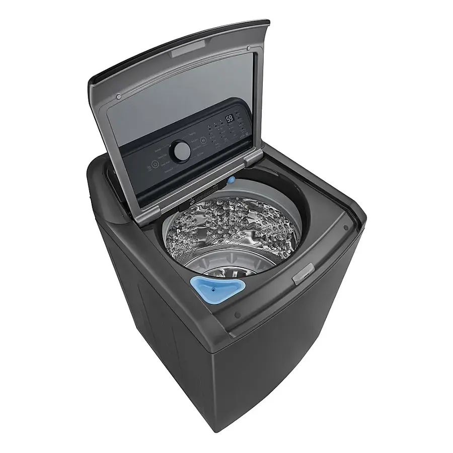 Alt View 13. LG - 5.0 Cu. Ft. High-Efficiency Top Load Washer with 6Motion Technology - Middle Black.