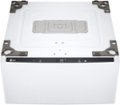 LG - SideKick 1.0 Cu. Ft. High-Efficiency Smart Top Load Pedestal Washer - White