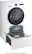 Alt View 21. LG - SideKick 1.0 Cu. Ft. High-Efficiency Smart Top Load Pedestal Washer - White.