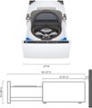 LG - SideKick 1.0 Cu. Ft. High-Efficiency Smart Top Load Pedestal Washer - White_2