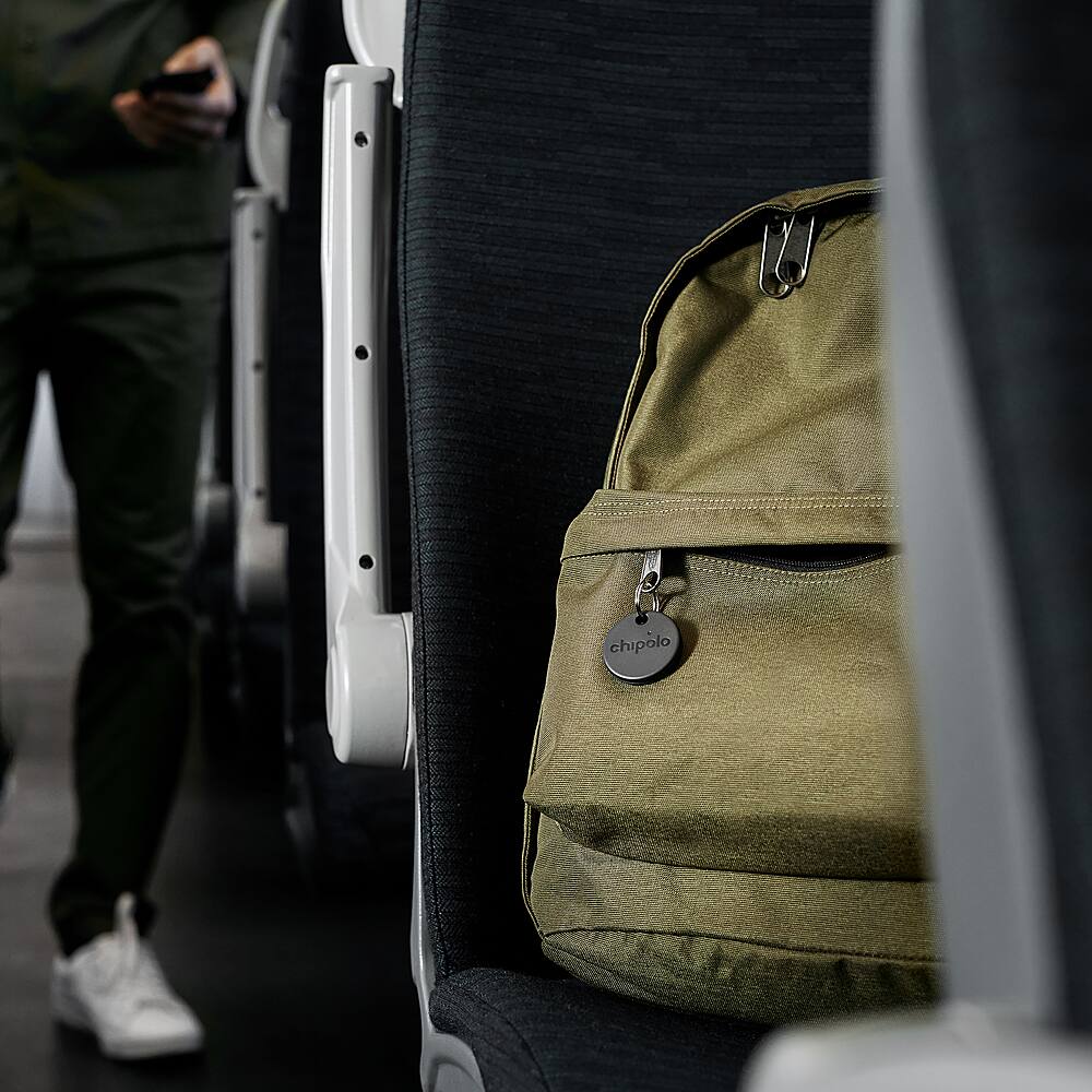 Alt View 12. Chipolo - ONE Spot Item Tracker (2-Pack) - Almost Black.