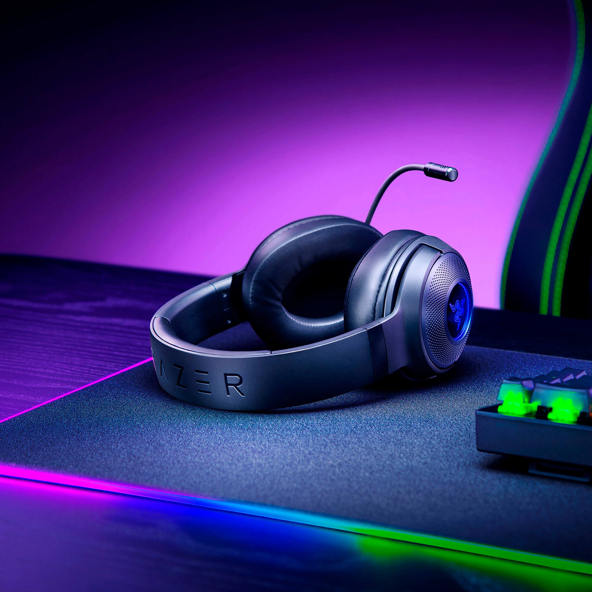 Alt View 14. Razer - Kraken V3 X Wired Gaming Headset for PC - Black.