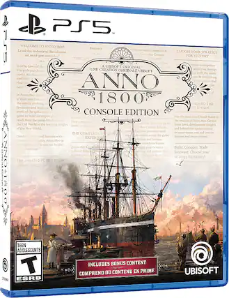 Front. Ubisoft - Anno 1800 (Console Edition). - T (Teen 13+)