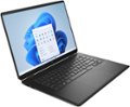 Angle. HP - Spectre 2-in-1 16" UHD+ OLED Touch-Screen Laptop - Intel Evo Platform - Core i7 - 16GB Memory - Intel Arc A370 - 1TB SSD - Nightfall Black.