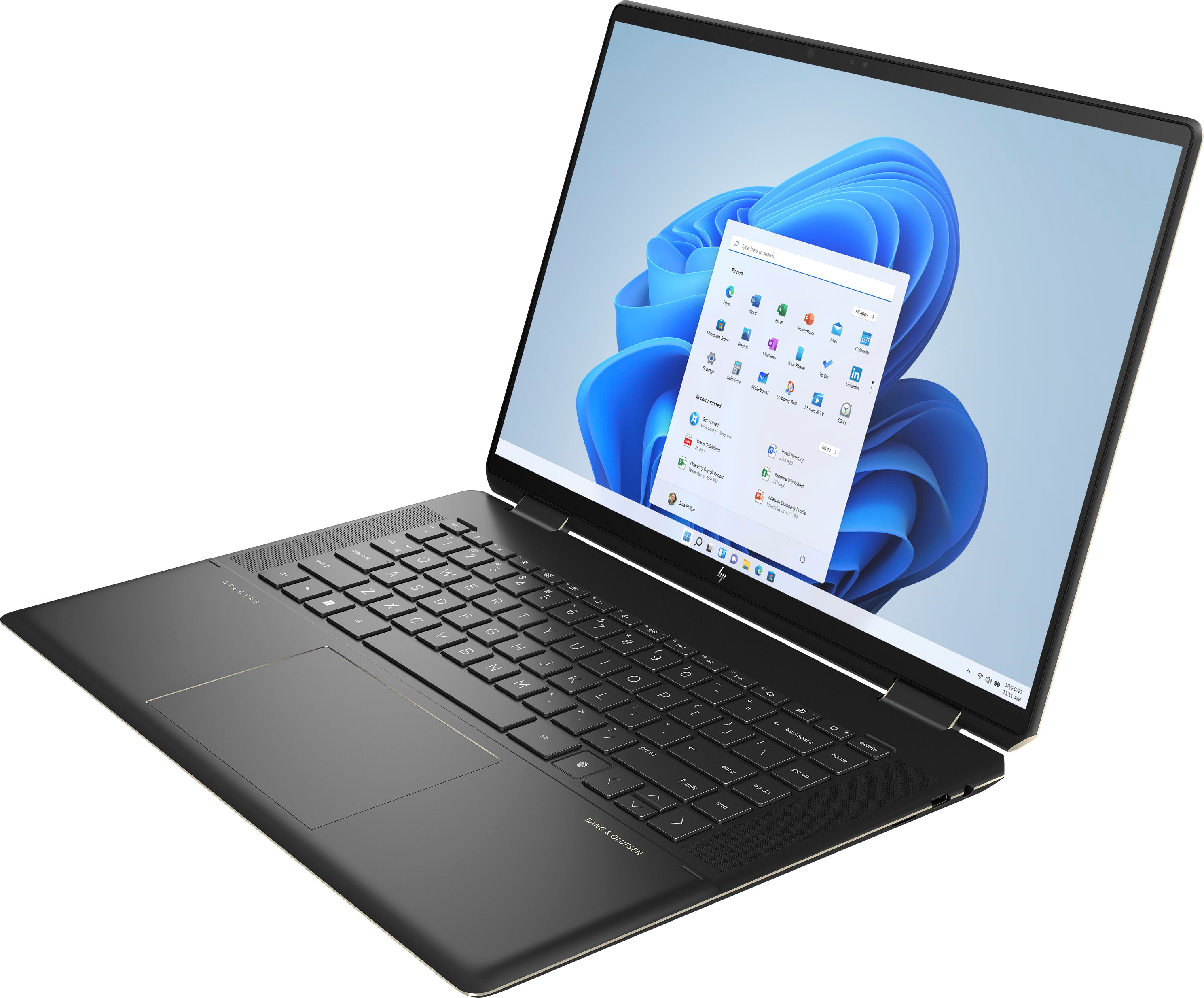 Left View: Microsoft - Surface Laptop 5 - 13.5” Touch-Screen - Intel Evo Platform Core i5 with 8GB Memory - 256GB SSD (Latest Model) - Platinum (Alcantara)