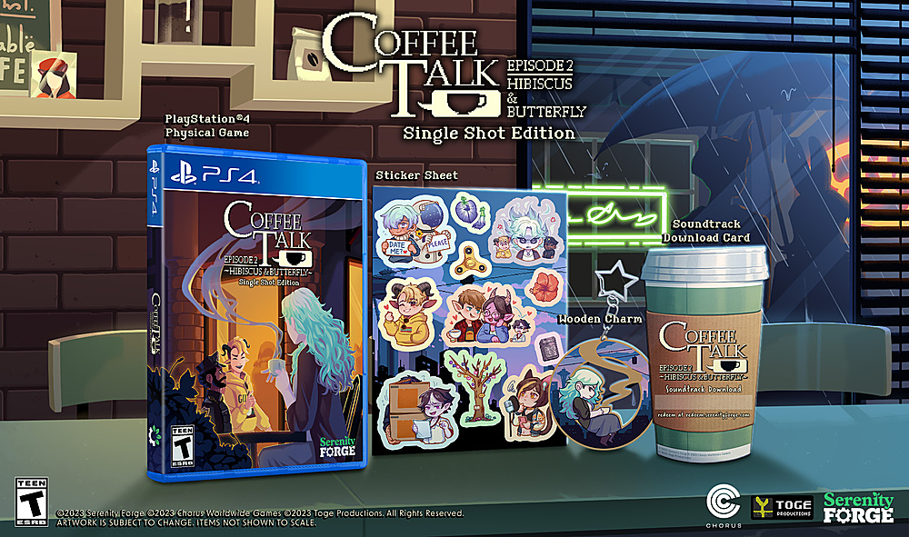Angle View: Coffee Talk Episode 2: Hibiscus & Butterfly Single Shot Edition - PlayStation 4