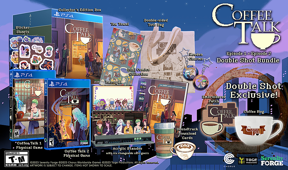Angle View: Coffee Talk Episode 1 + Episode 2: Double Shot Bundle - PlayStation 4