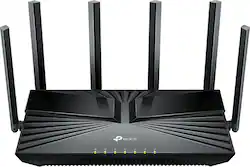 TP-Link - Archer AX5400 Pro Dual-Band Wi-Fi 6 Router - Black - Front_Zoom