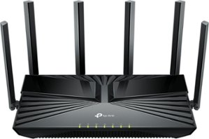 TP-Link - Archer AX5400 Pro Dual-Band Wi-Fi 6 Router - Black - Front_Zoom