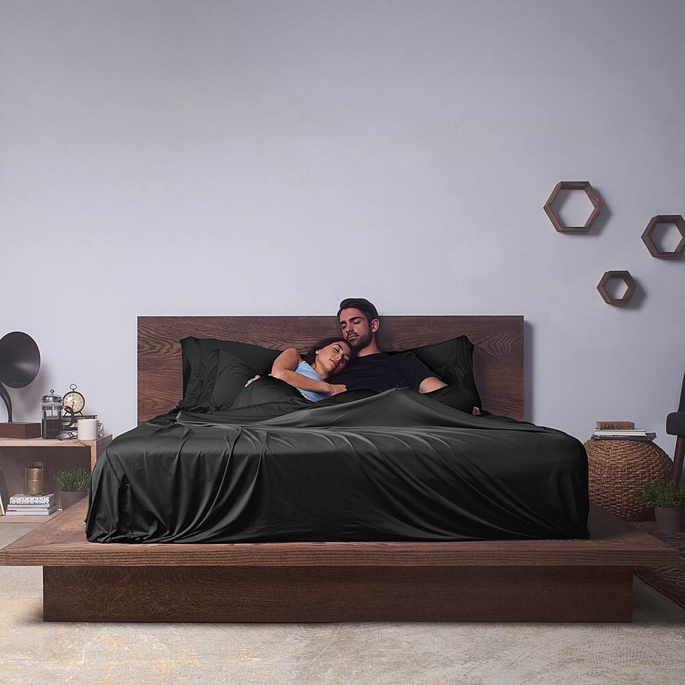 Questions and Answers SHEEX Sleep Tech Sheet Set King Cal King Black