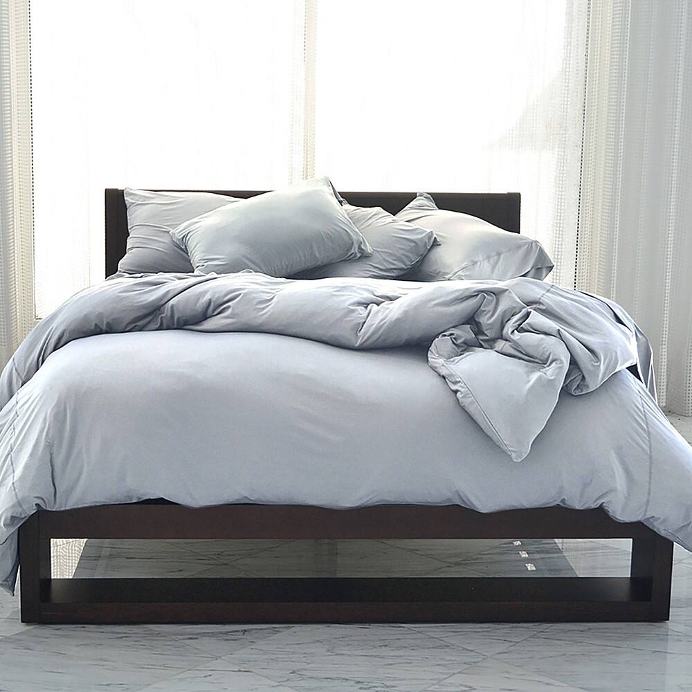 Best Buy SHEEX Sleep Tech Duvet Cover & Shams King Pearl Blue 201067