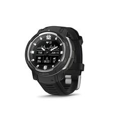 Front. Garmin - Instinct Crossover 45mm Smartwatch Fiber-reinforced Polymer - Black.
