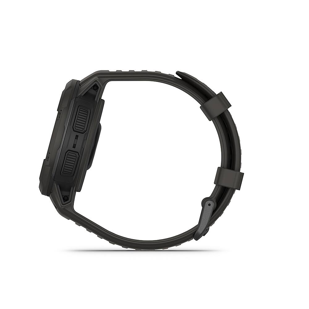 Alt View 2. Garmin - Instinct Crossover Solar 45mm Smartwatch Fiber-reinforced Polymer - Graphite.