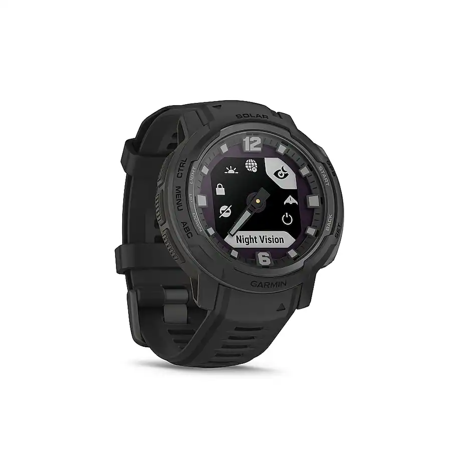 Garmin Instinct Crossover Solar, Tactical Edition 45mm Smartwatch