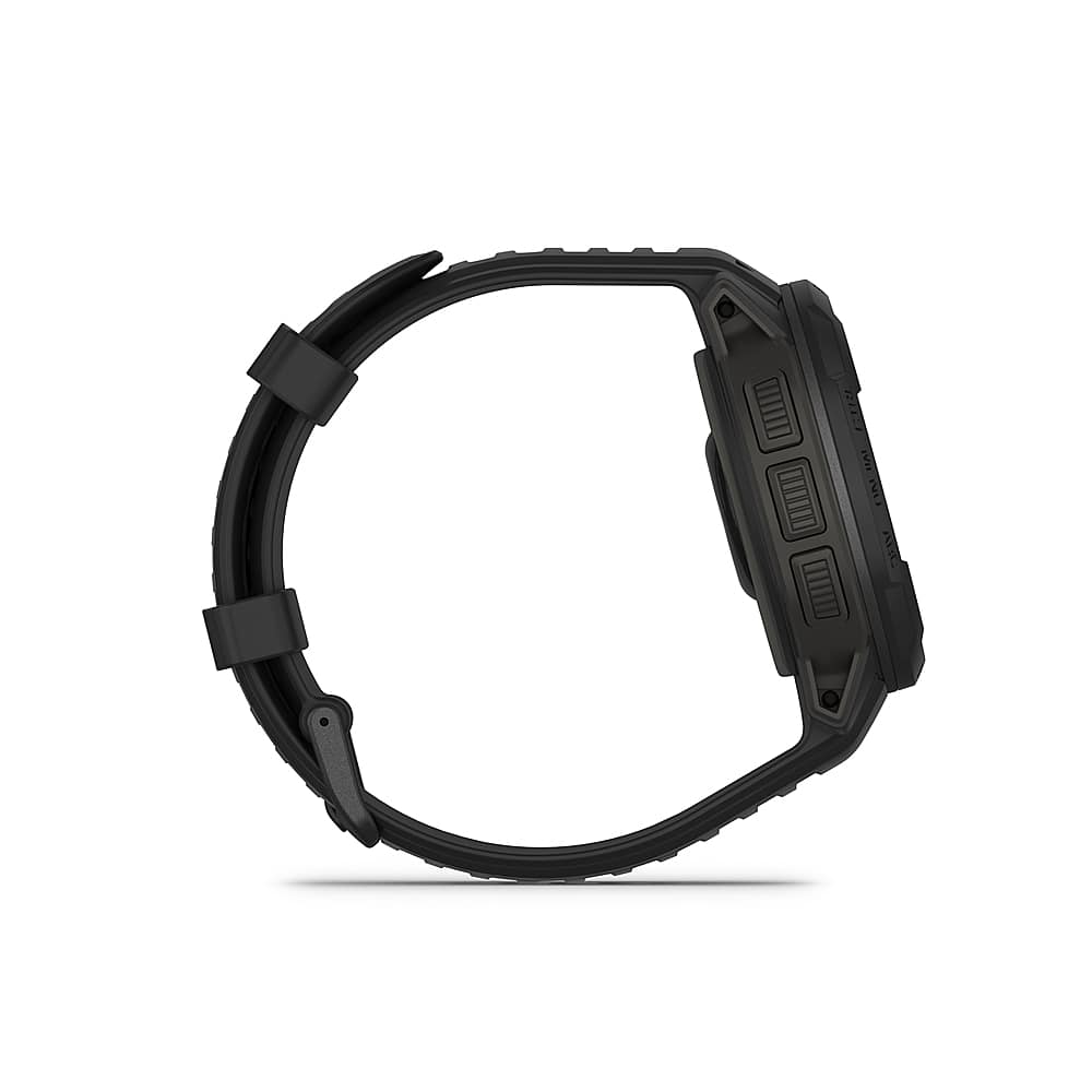 Alt View 1. Garmin - Instinct Crossover Solar, Tactical Edition 45mm Smartwatch Fiber-reinforced Polymer - Black.