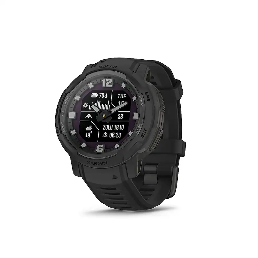 Garmin Instinct Crossover Solar, Tactical Edition 45mm Smartwatch