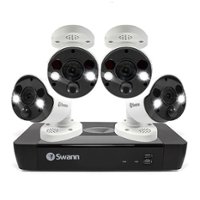 Swann - Refurbished - 8 Channel 2TB, 4 x 4K PoE Cameras, w/Dual LED spotlights & Face Dection - Front_Zoom