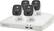 Alt View 16. Swann - Refurbished - Home 8-Channel, 4-Camera Indoor/Outdoor Wired 1080p 1TB DVR Home Security Camera System - White.