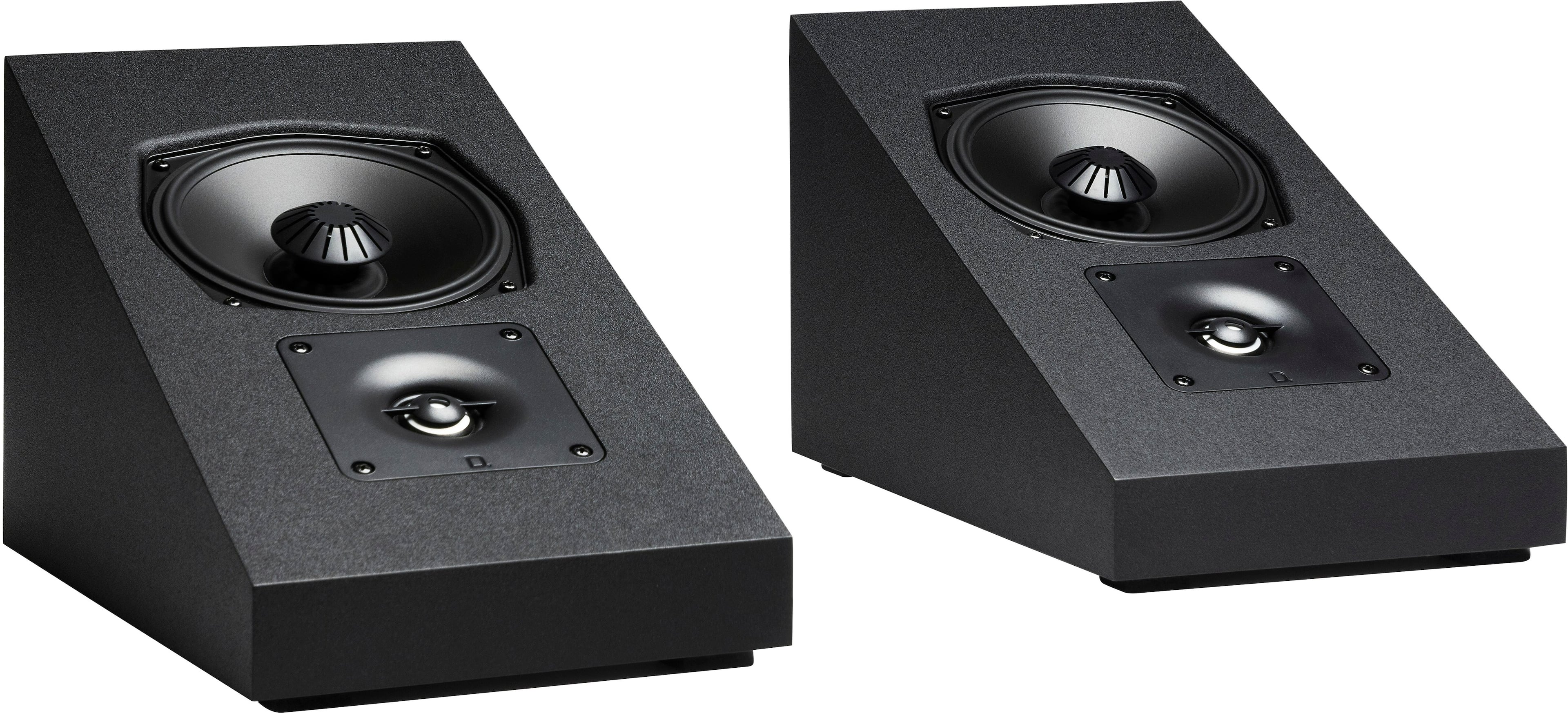 Definitive Technology - Dymension DM95 5.25" On-Wall Speakers (Pair) - Black - Front_Zoom