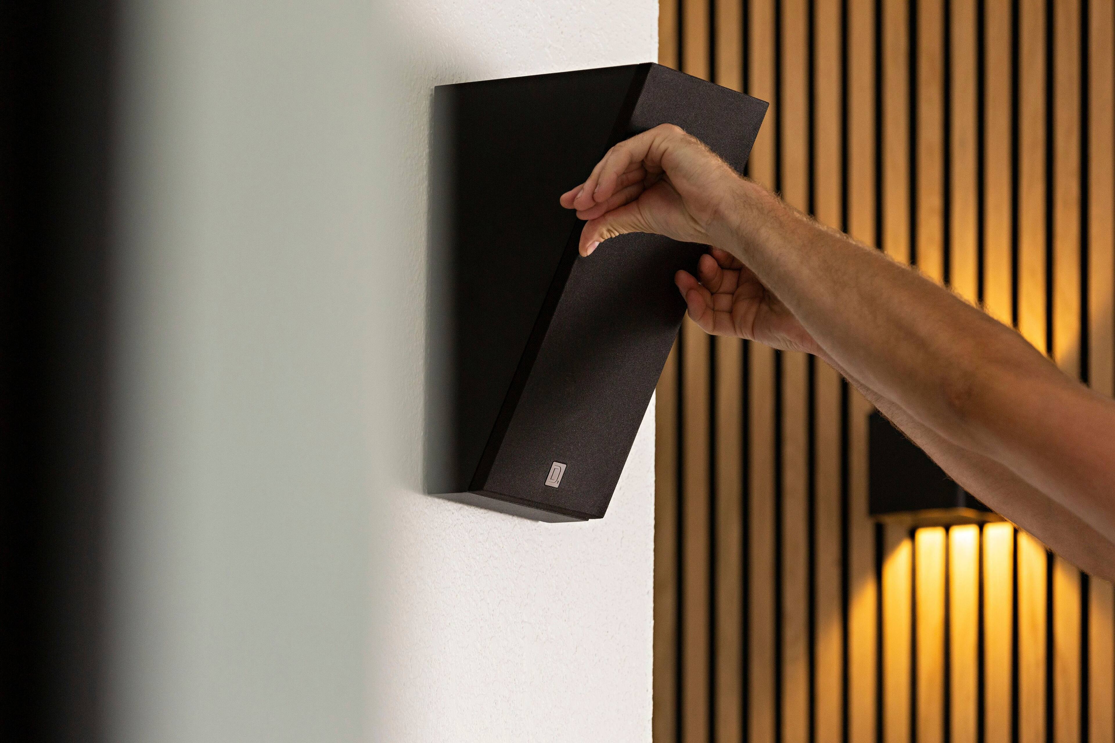 Alt View 13. Definitive Technology - Dymension DM95 5.25" On-Wall Speakers (Pair) - Black.