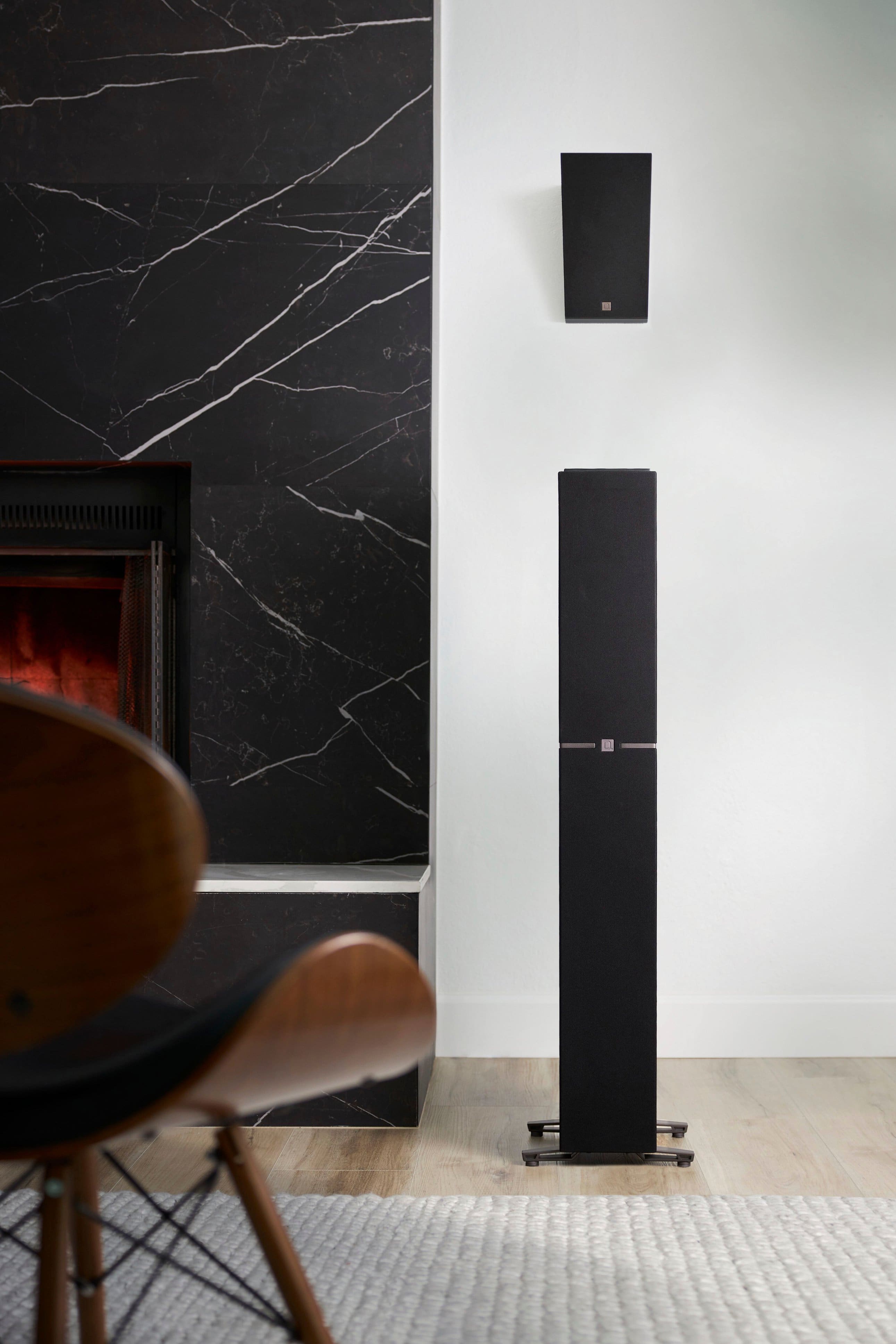 Alt View 15. Definitive Technology - Dymension DM95 5.25" On-Wall Speakers (Pair) - Black.