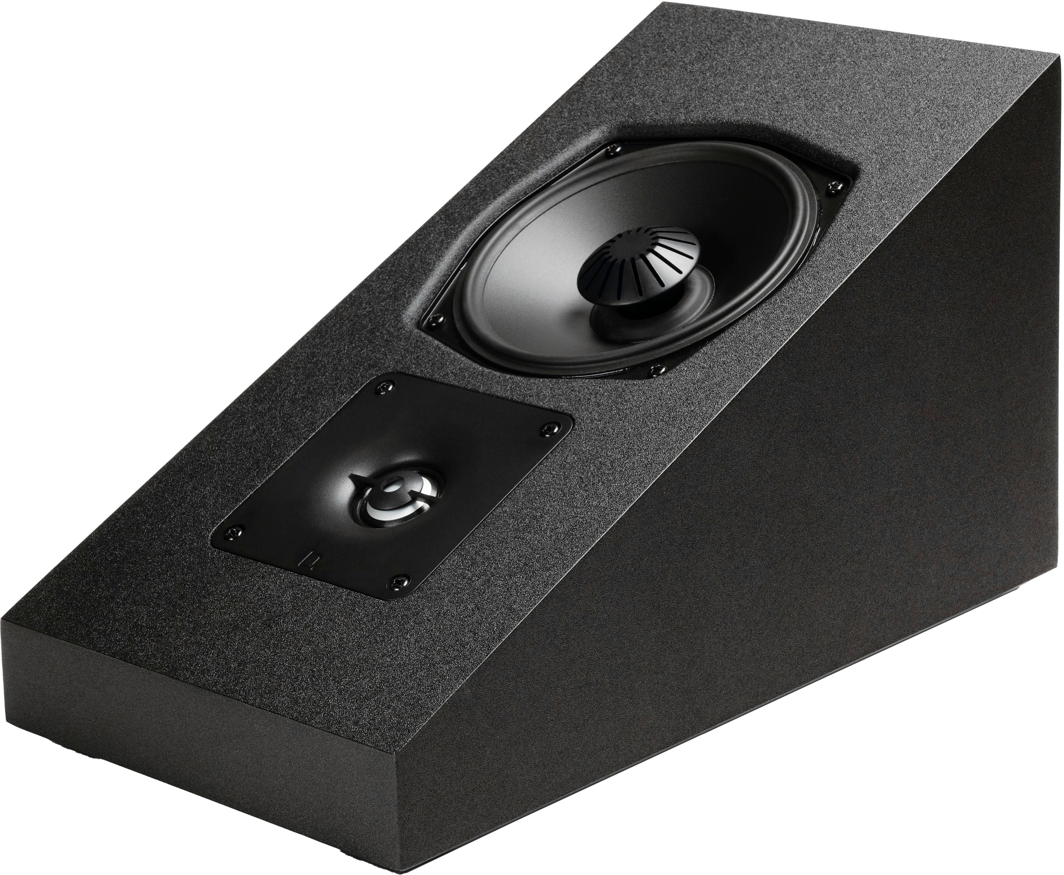 Left View: Definitive Technology - Dymension DM95 5.25" On-Wall Speakers (Pair) - Black