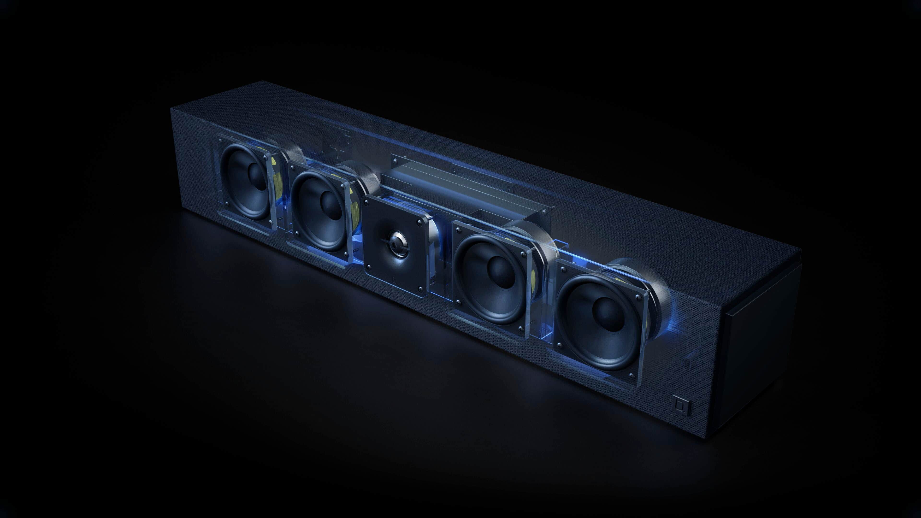 Alt View 17. Definitive Technology - Dymension DM20 4” Center-Channel Speaker (Each) - Black.