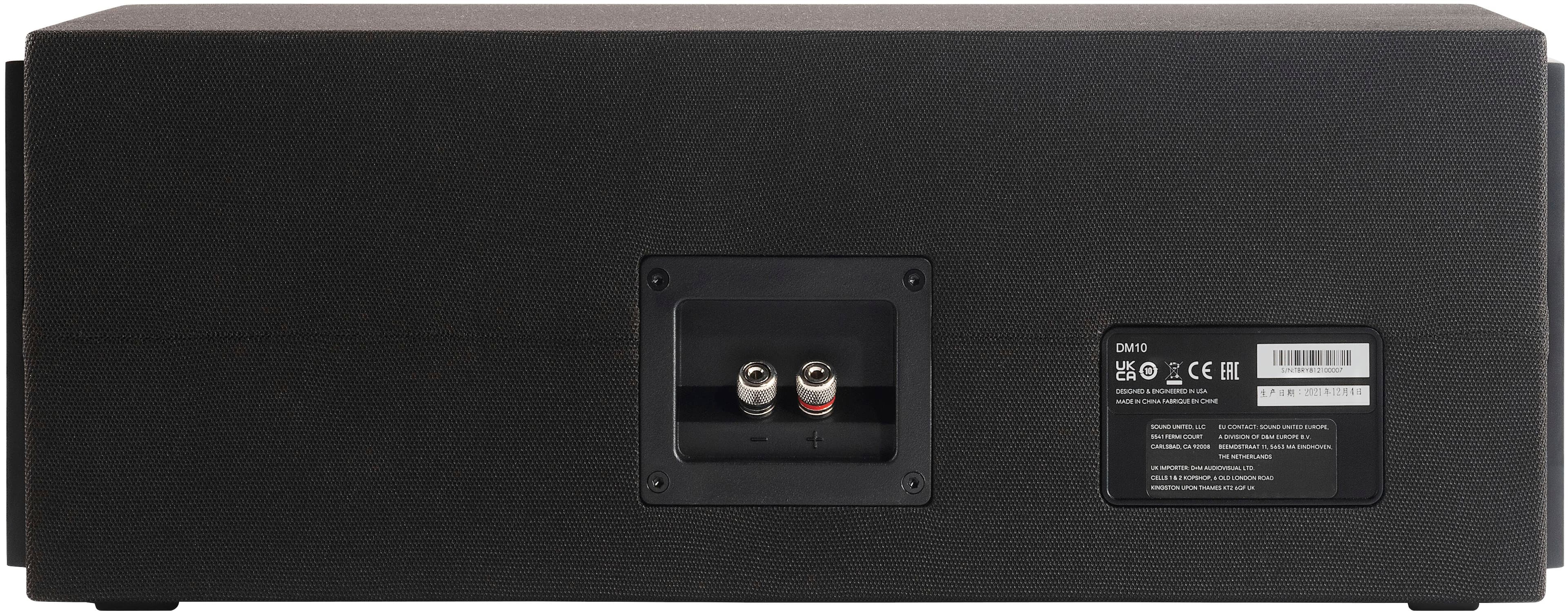 Back. Definitive Technology - Dymension DM10 5.25” Center-Channel Speaker (Each) - Black.
