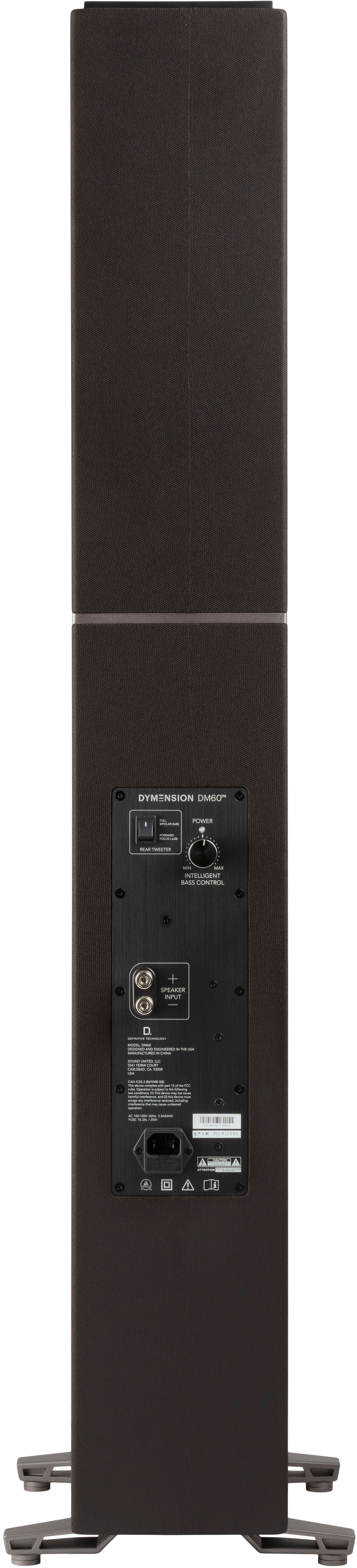 Alt View 11. Definitive Technology - Dymension DM60 4.5" Mid-Size Tower Speaker (Each) - Black.