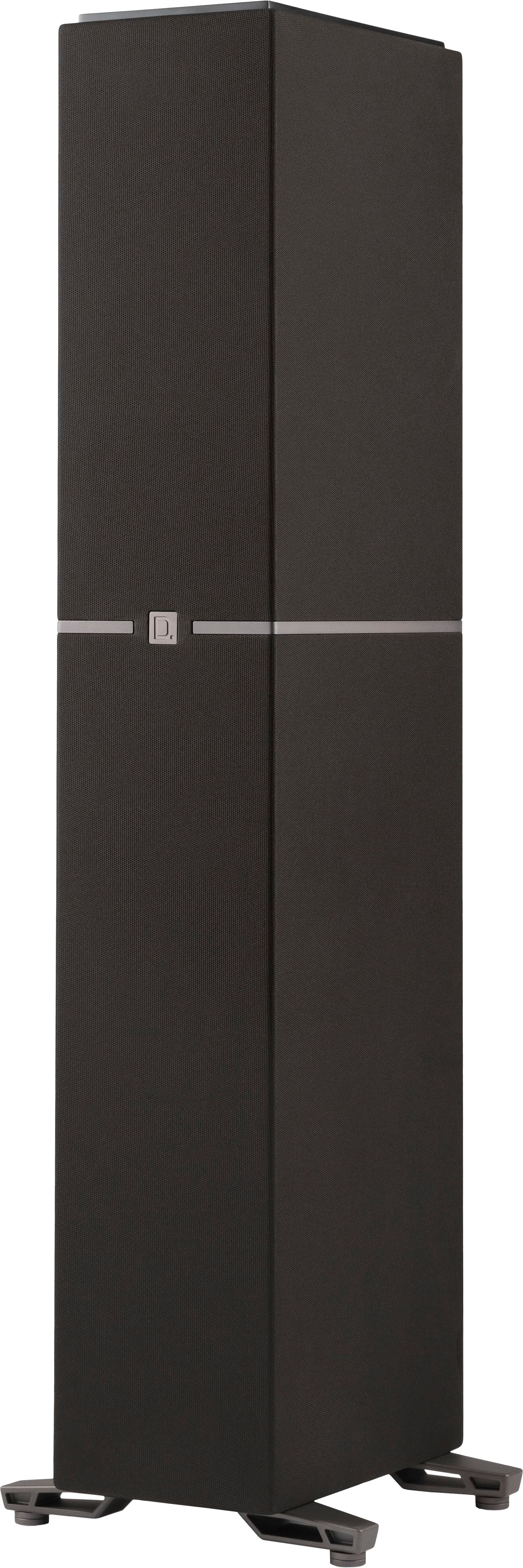 Front. Definitive Technology - Dymension DM40 4.5” Slim Tower Speaker (Each) - Black.