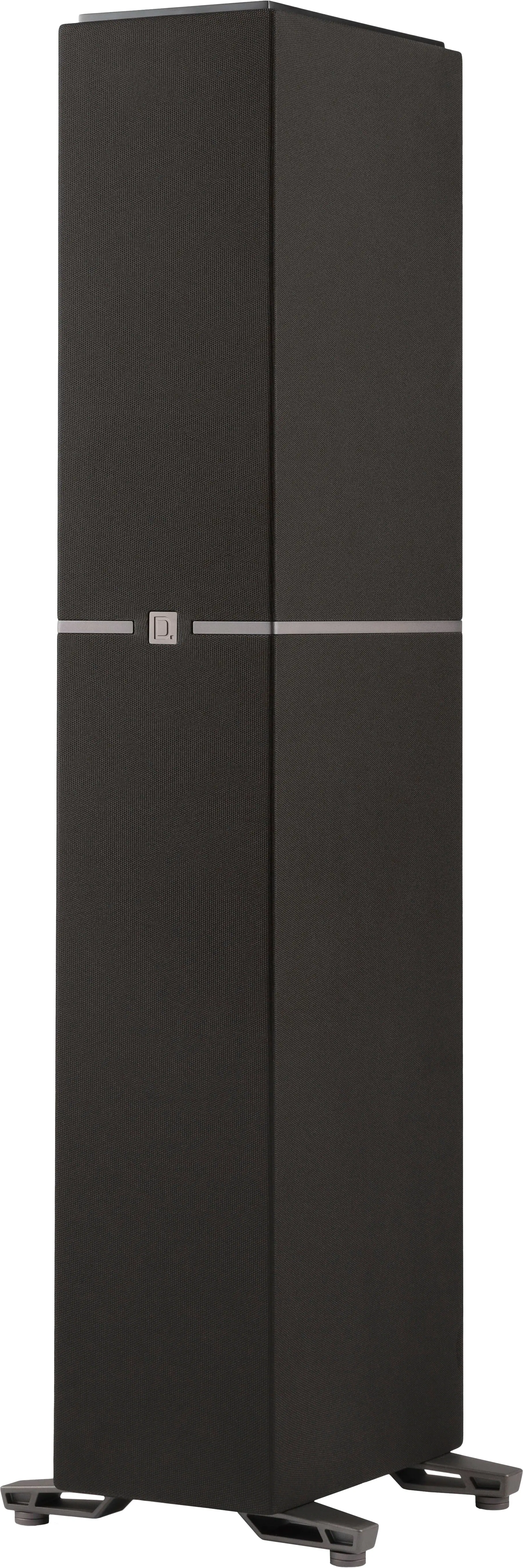 Front. Definitive Technology - Dymension DM40 4.5” Slim Tower Speaker (Each) - Black.