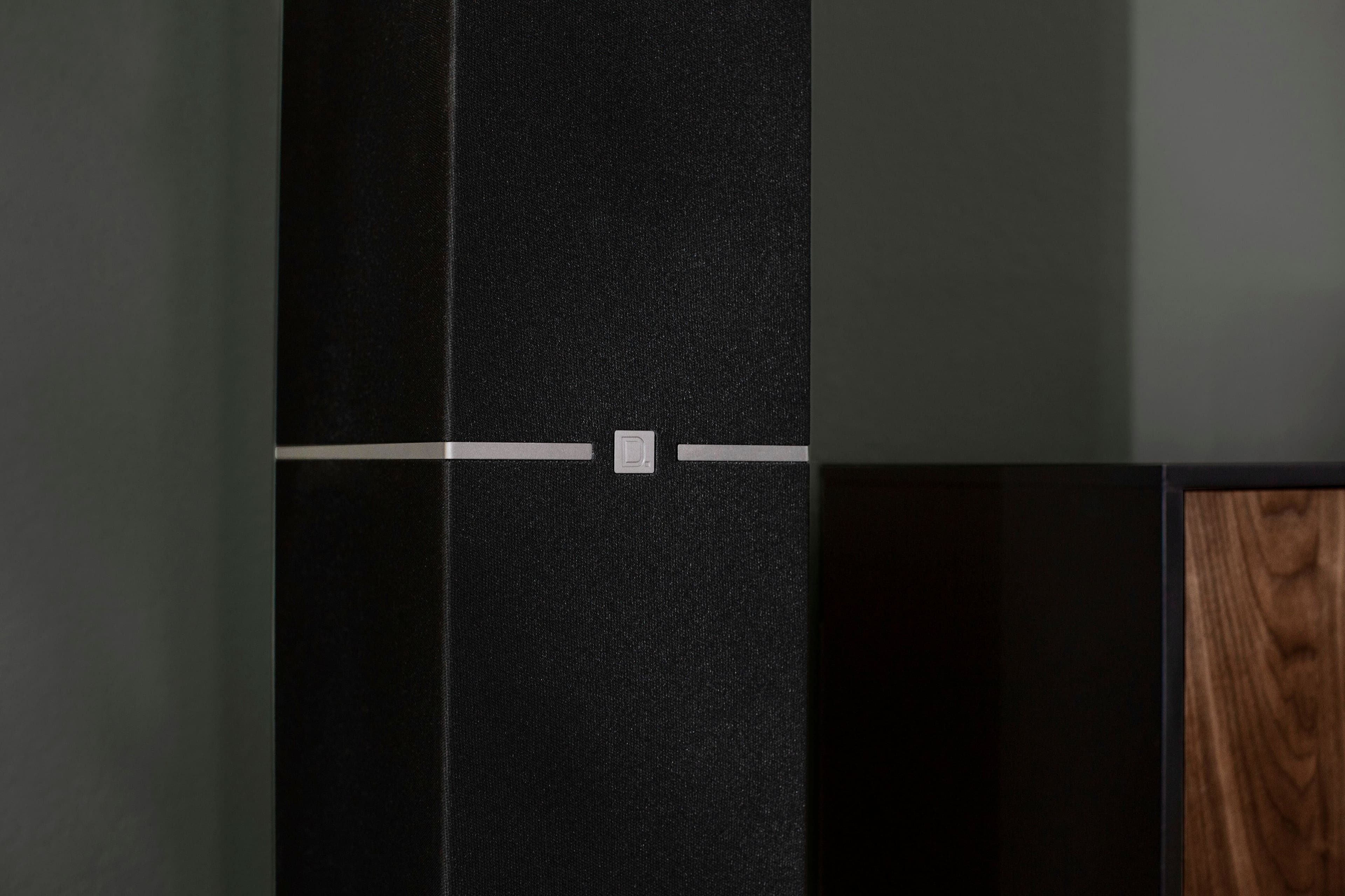 Alt View 13. Definitive Technology - Dymension DM40 4.5” Slim Tower Speaker (Each) - Black.