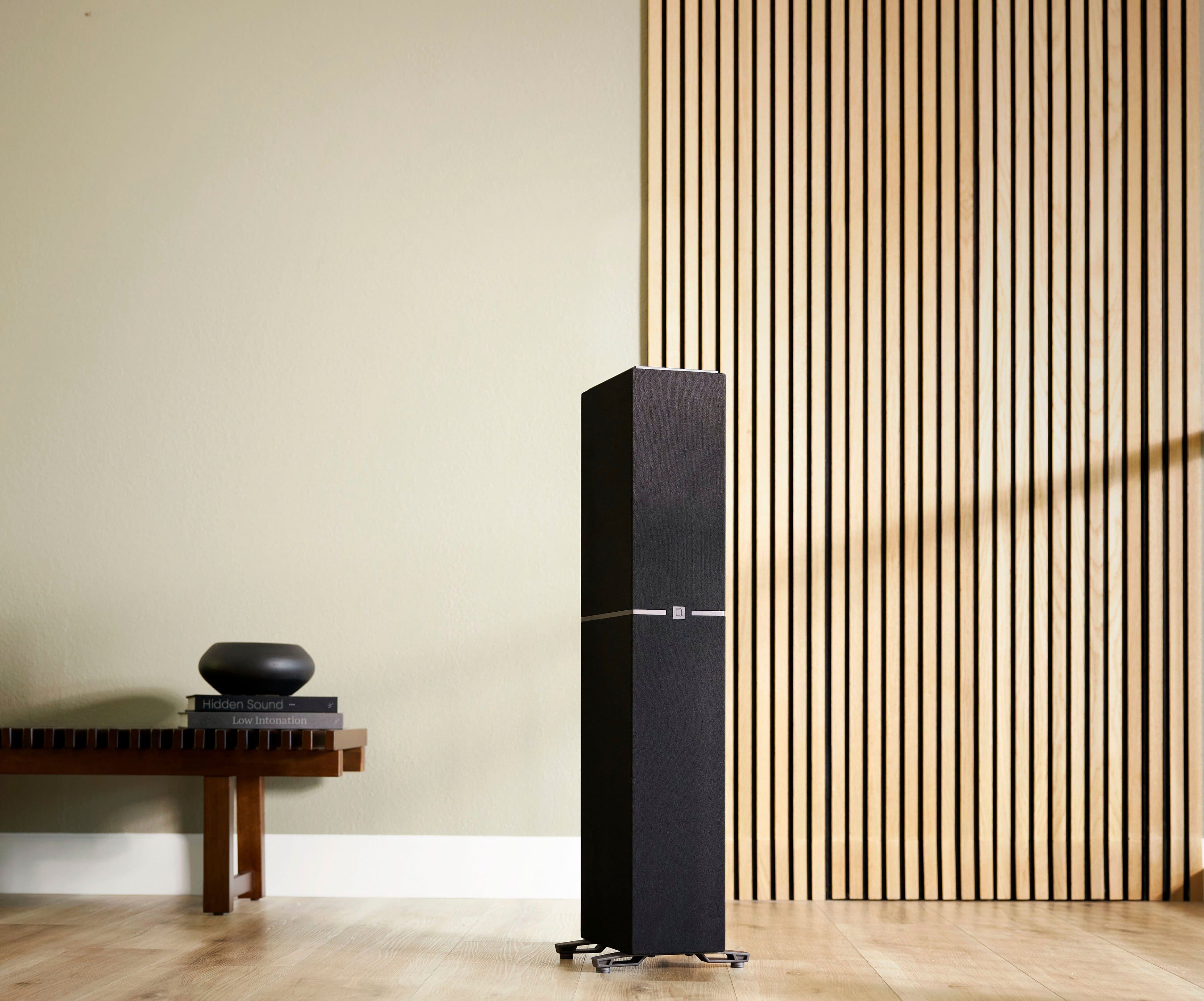 Alt View 15. Definitive Technology - Dymension DM40 4.5” Slim Tower Speaker (Each) - Black.