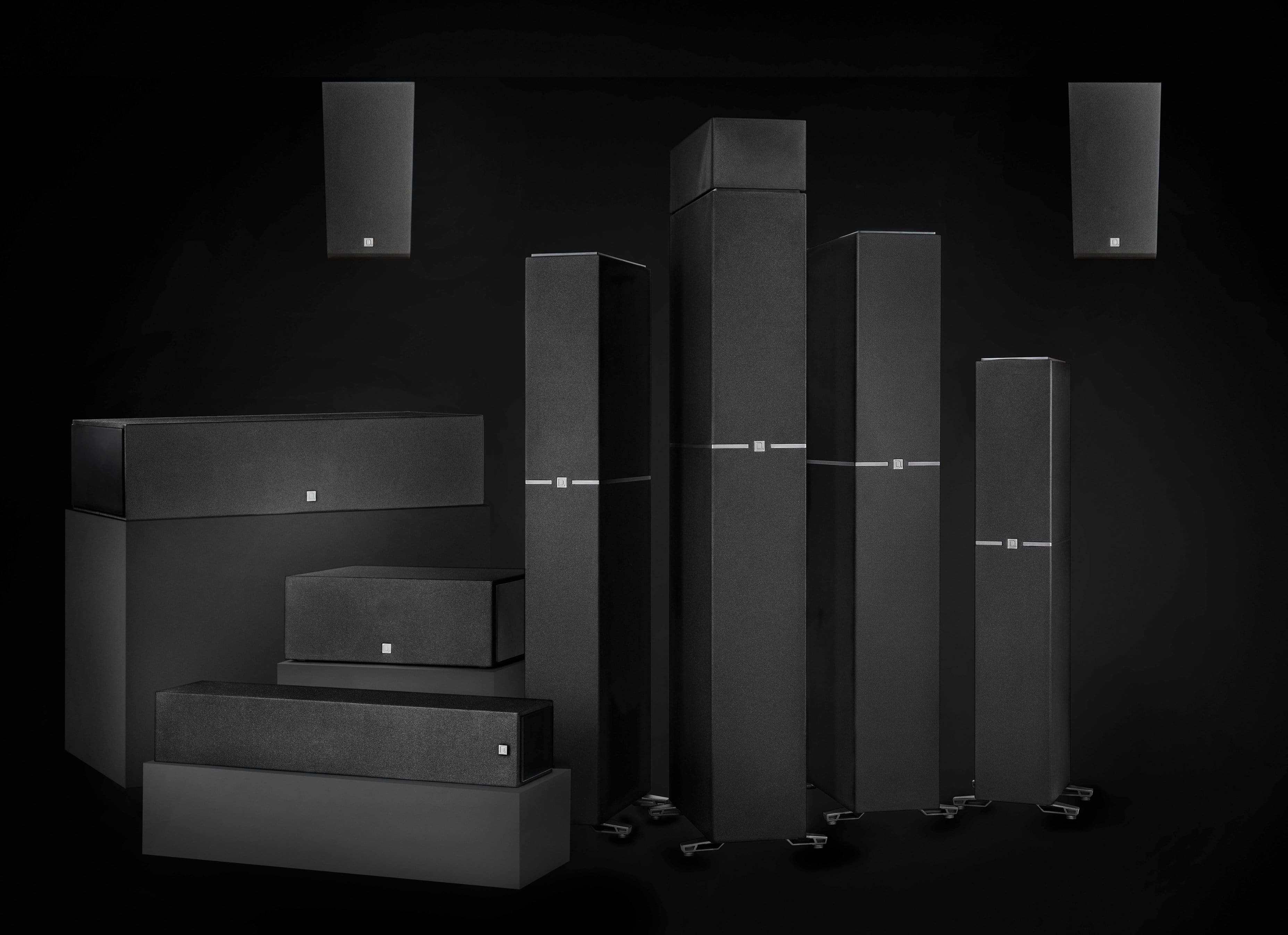 Alt View 16. Definitive Technology - Dymension DM40 4.5” Slim Tower Speaker (Each) - Black.