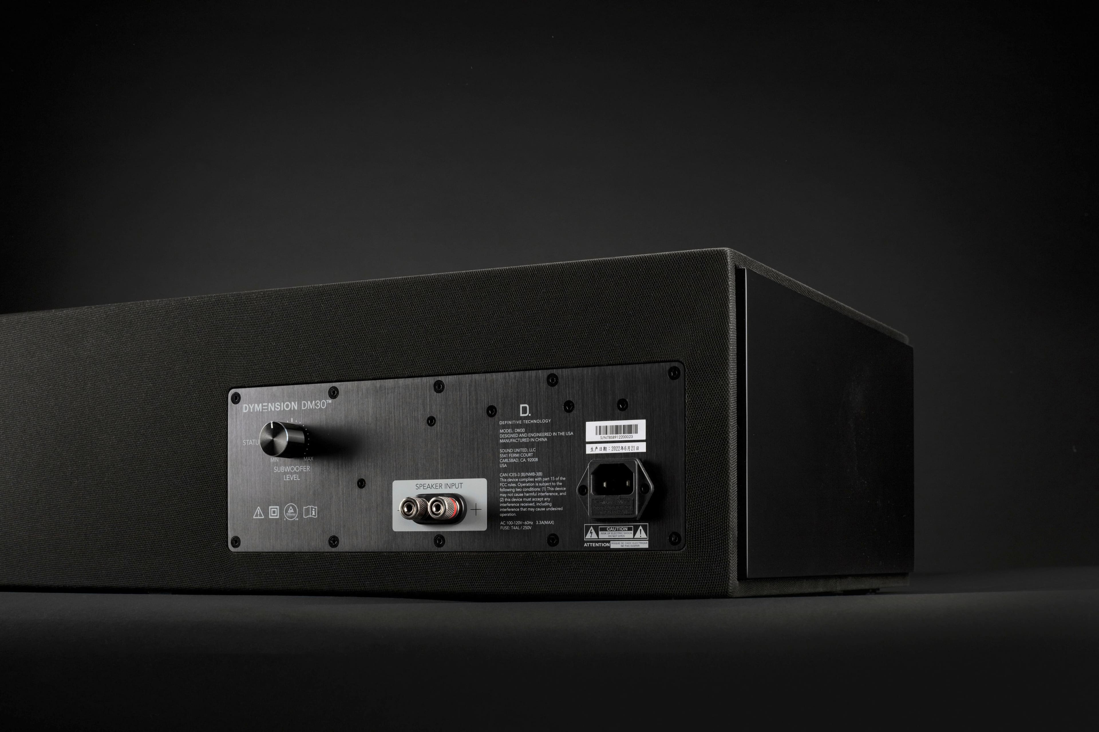 Alt View 12. Definitive Technology - Dymension DM30 4.25” Flagship Center-Channel Speaker (Each) - Black.