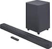 Front. JBL - BAR 500 5.1ch Soundbar with Multibeam and Dolby Atmos - Black.