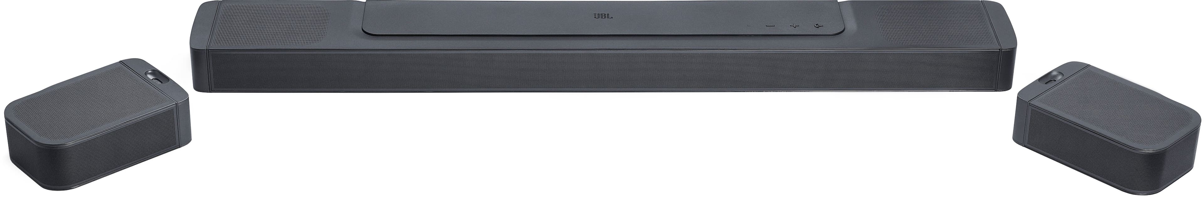 Alt View 12. JBL - BAR 1000 7.1.4-channel soundbar with detachable surround speakers, MultiBeam, Dolby Atmos, and DTS:X - Black.