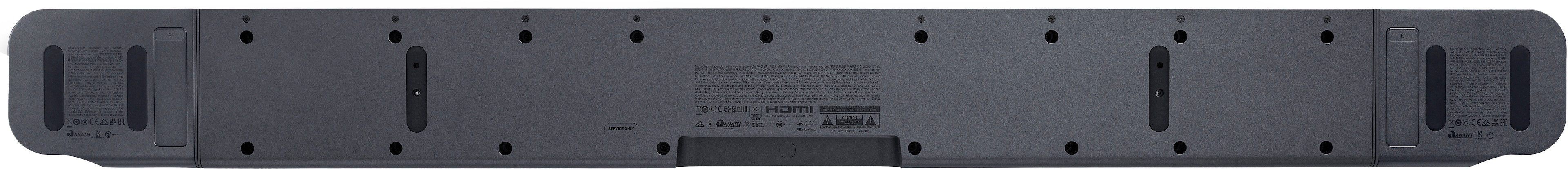 Alt View 13. JBL - BAR 1000 7.1.4-channel soundbar with detachable surround speakers, MultiBeam, Dolby Atmos, and DTS:X - Black.