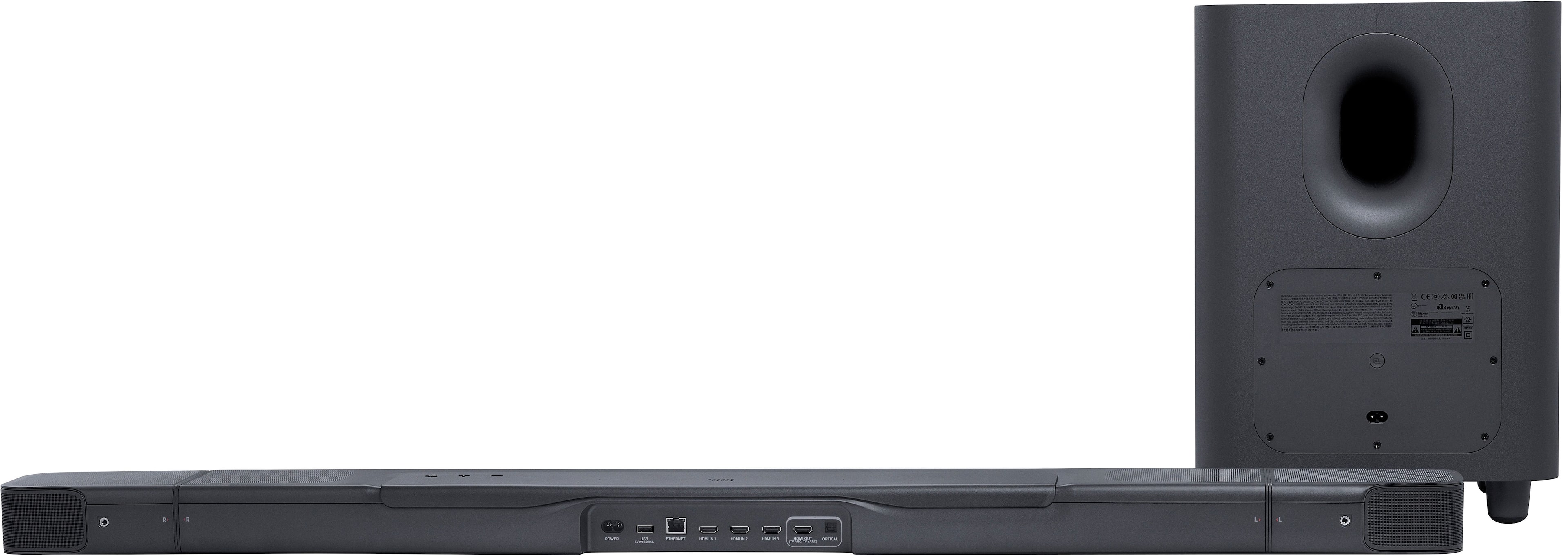 Alt View 14. JBL - BAR 1000 7.1.4-channel soundbar with detachable surround speakers, MultiBeam, Dolby Atmos, and DTS:X - Black.