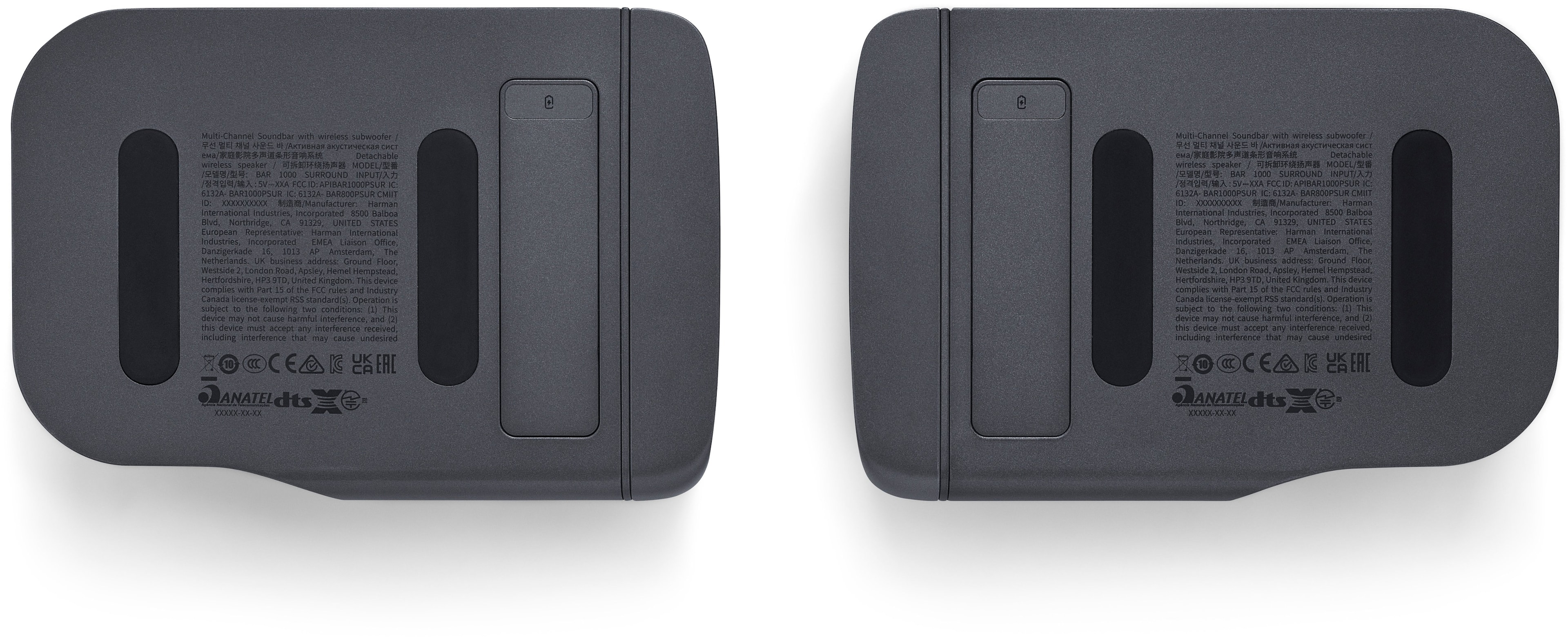 Alt View 25. JBL - BAR 1000 7.1.4-channel soundbar with detachable surround speakers, MultiBeam, Dolby Atmos, and DTS:X - Black.