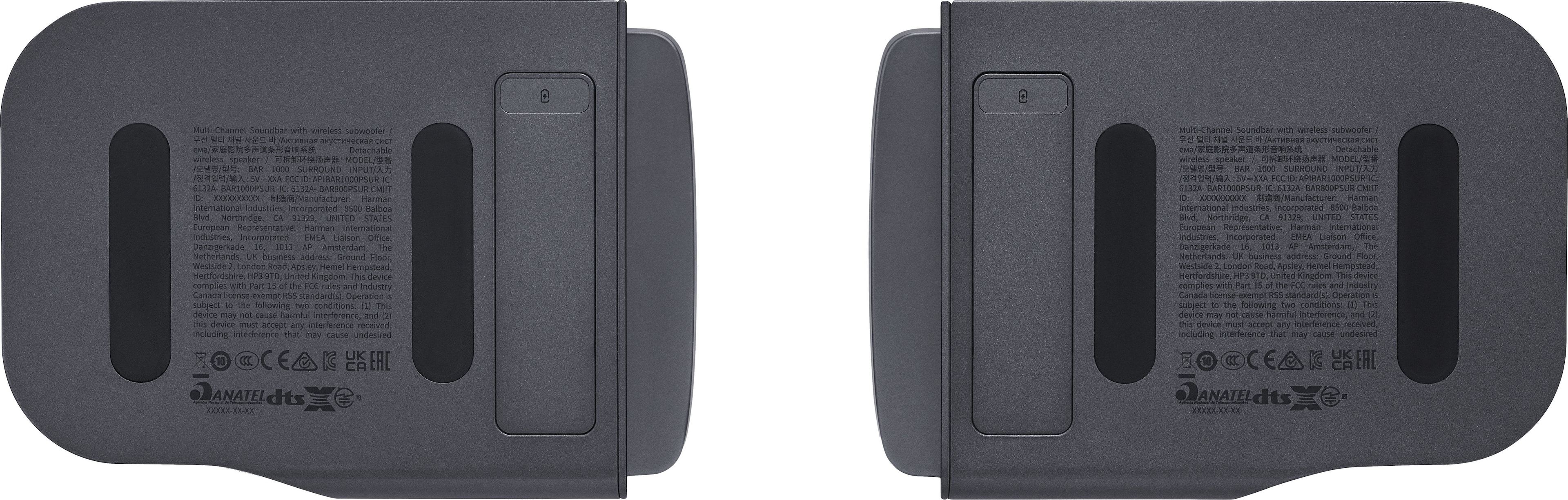 Alt View 26. JBL - BAR 1000 7.1.4-channel soundbar with detachable surround speakers, MultiBeam, Dolby Atmos, and DTS:X - Black.