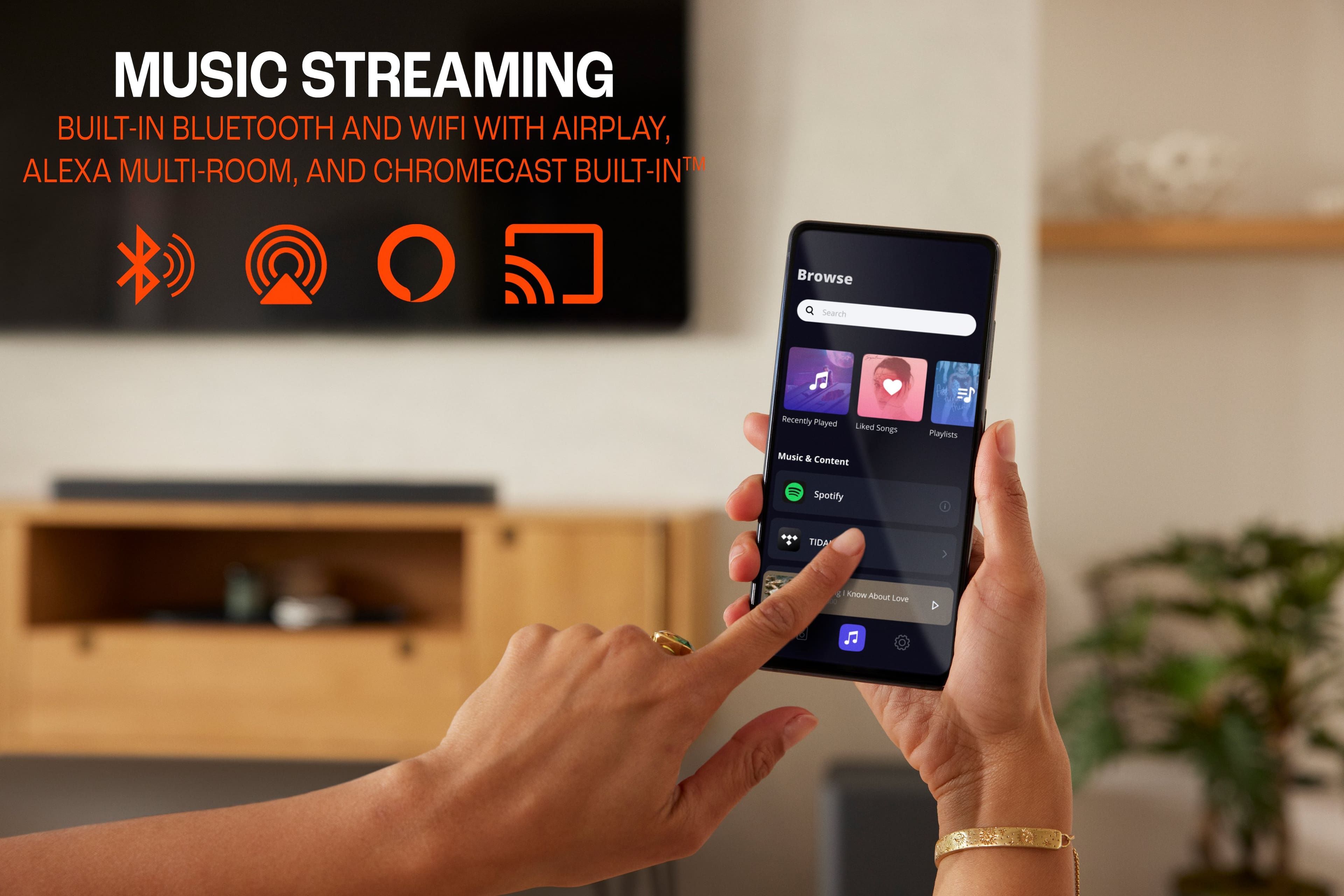 Alt View 39. JBL - BAR 1000 7.1.4-channel soundbar with detachable surround speakers, MultiBeam, Dolby Atmos, and DTS:X - Black.